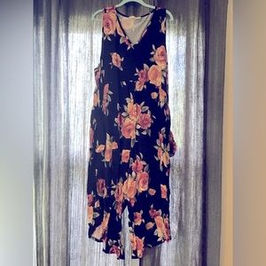 Floral romper size 3x